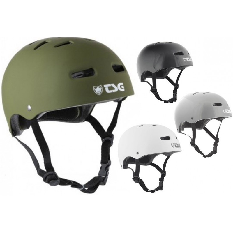 SKATE/BMX INJECTED TSG CASQUE OLIVE