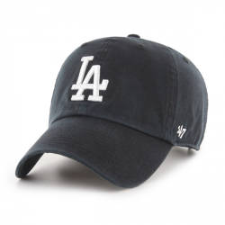 LOS ANGELES MLB DODGERS CLEAN UP BLACK casquette 47
