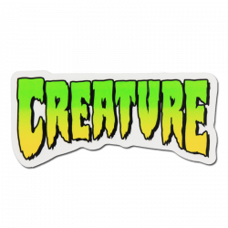 CREATURE Skateboard Logo Sticker