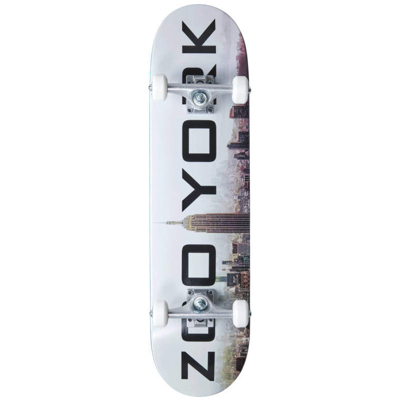 mist Het pad schudden Logo Block Fog 7.75" ZOO YORK Complete Skateboard