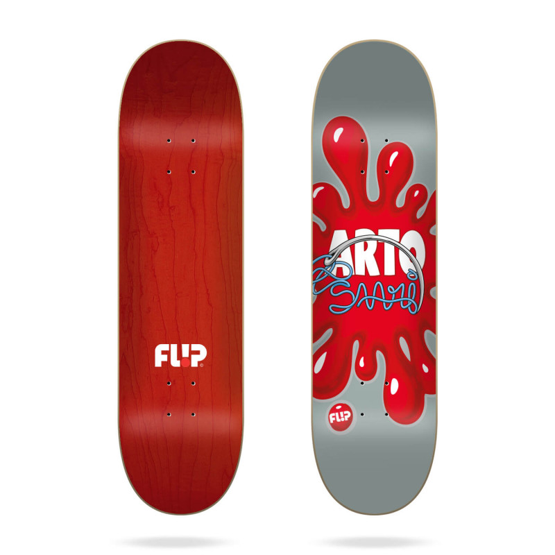 Bediening mogelijk psychologie chatten Saari Splat Grey 8.25" FLIP Skateboard Deck