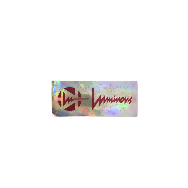 LUMINOUS Holographic Logo Sticker