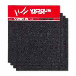VICIOUS Black Griptape (Sheet 4 pack)