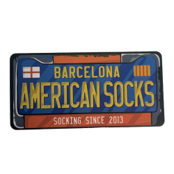 Sticker AMERICAN SOCKS Barcelona Plate