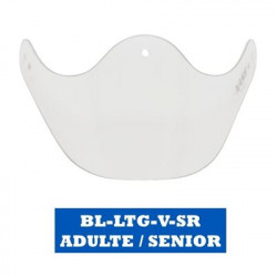 BLUESPORTS LEXAN THROAT GUARD"V" JR/SR