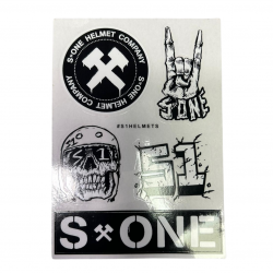 Plaque de 5 stickers S-ONE