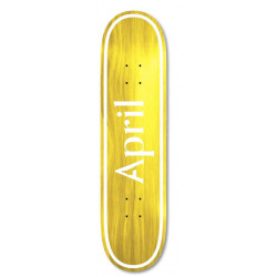 April deck OG logo Yellow 8.25"