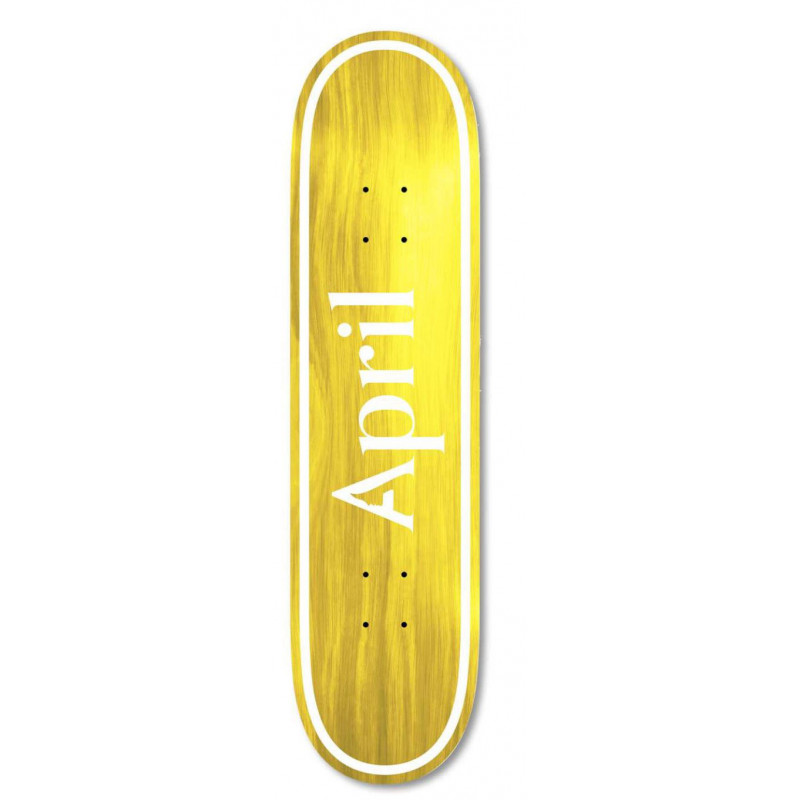 April deck OG logo Yellow 8.25"