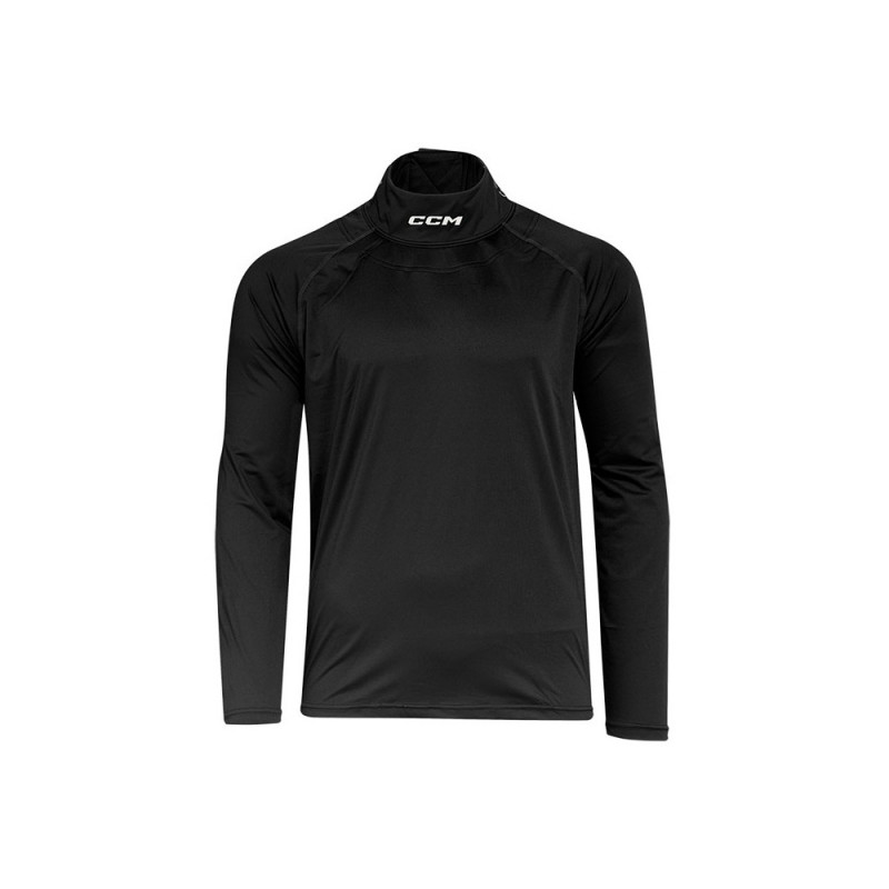 Tee-shirt CCM Compression protège-cou manche longue