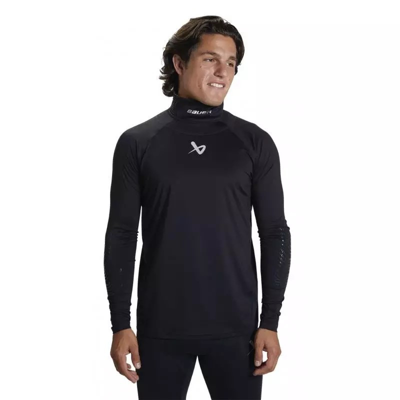 BAUER Long Sleeve Top with Neck Protector