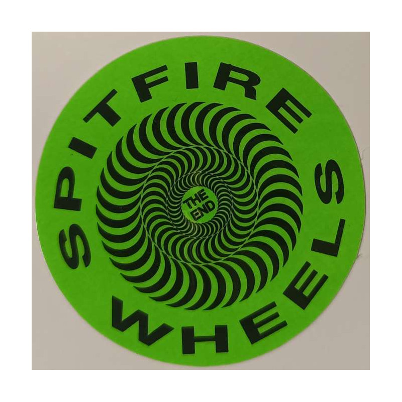 SPITFIRE Wheels The End Sticker green