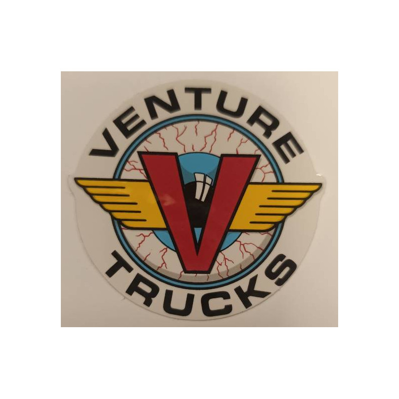 Sticker VENTURE Trucks V Wings blanc