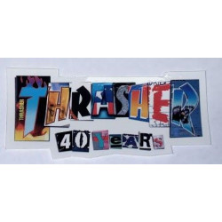 sticker 40 years THRASHER