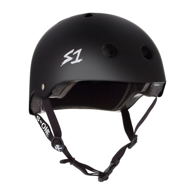 S-ONE HELMET LIFER Black Matte Bright black Straps