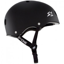 S-ONE HELMET LIFER Black Matte Bright black Straps