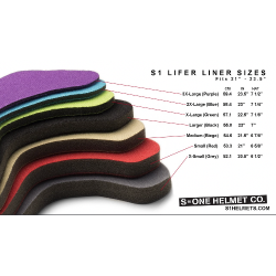 S-ONE helmet LIFER Black Matte rainbow swirl