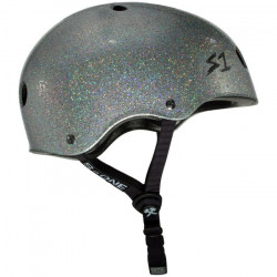 S-ONE casque LIFER silver glitter