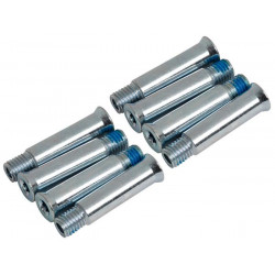 Steel Single Axle Hex 36mm/8mm - 8 Pack POWERSLIDE