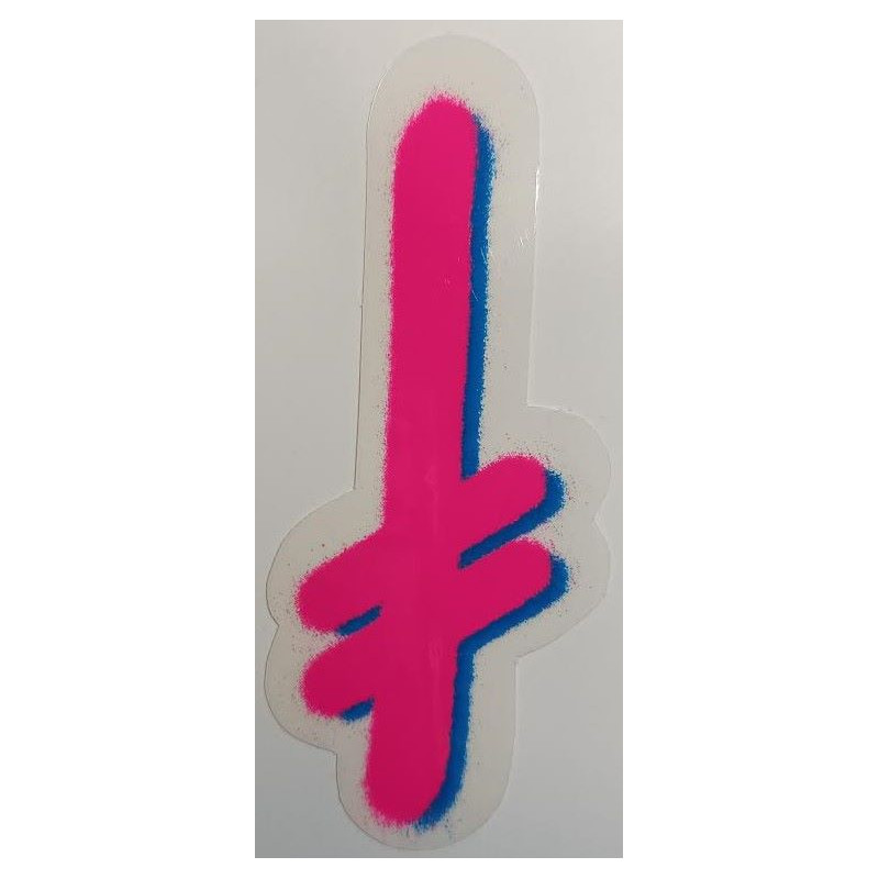 DEATHWISH Logo pink Sticker