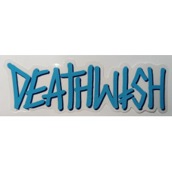 copy of Sticker DEATHWISH Letter Logo bleu