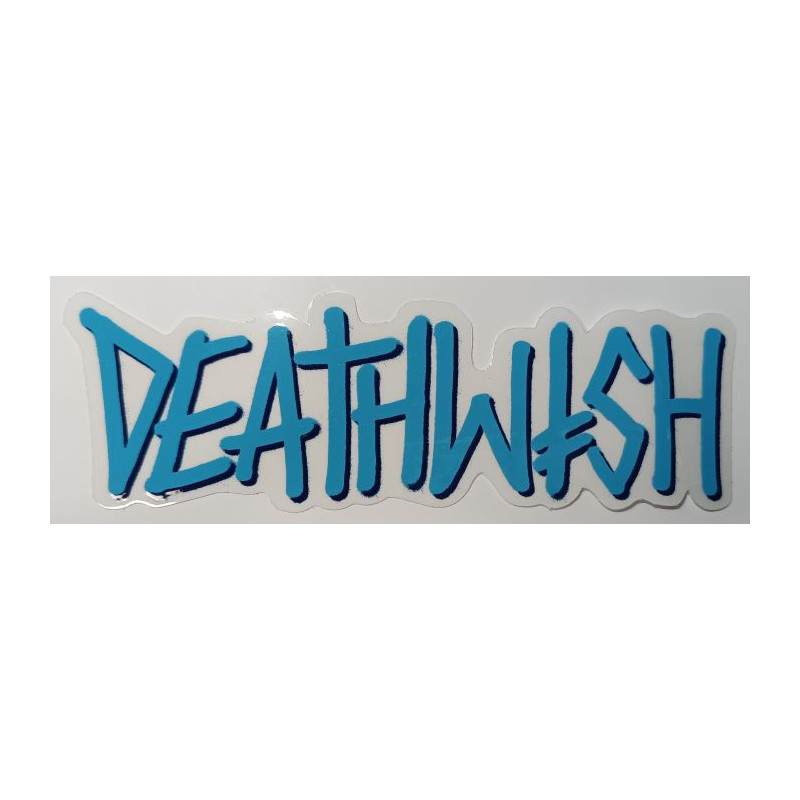 copy of Sticker DEATHWISH Letter Logo bleu