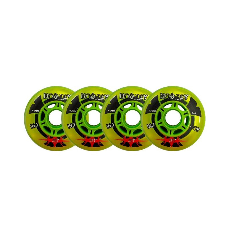 Wheels green Green 74A x4