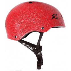 S-ONE casque LIFER rouge glitter