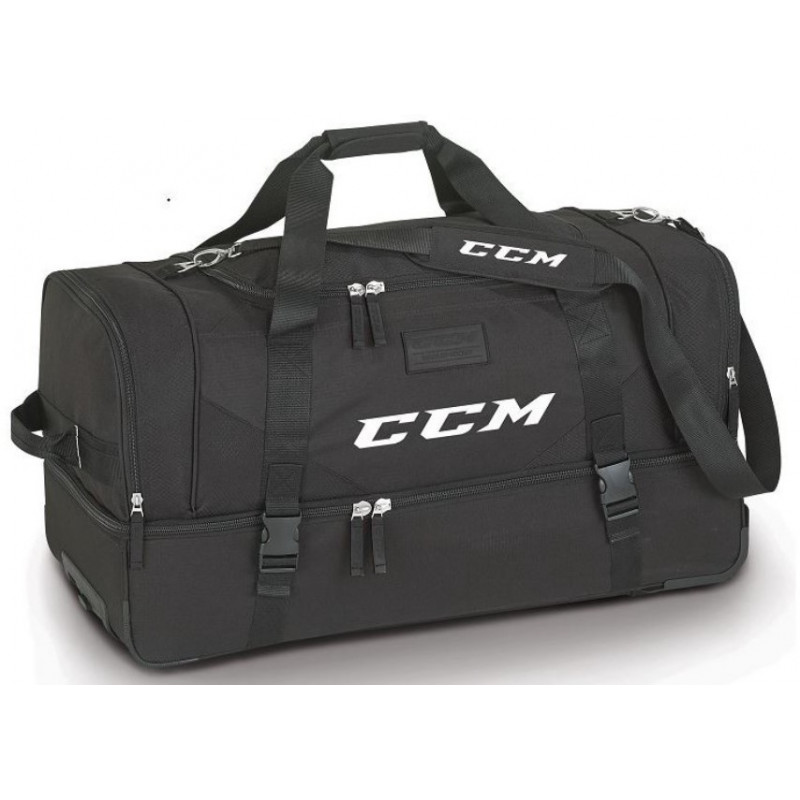 CCM Referee Black Wheeled Bag 30"